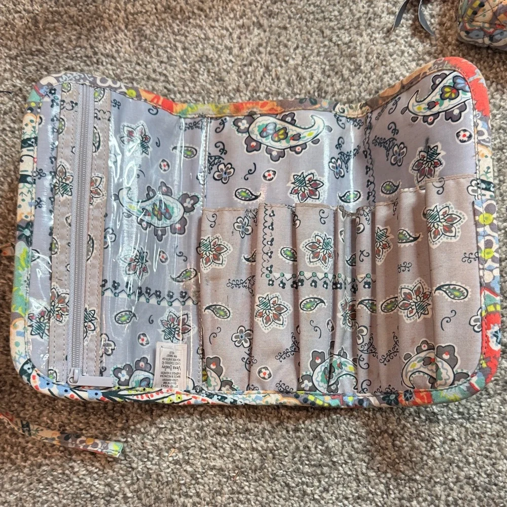 Vera Bradley Gray Cosmetic Bag